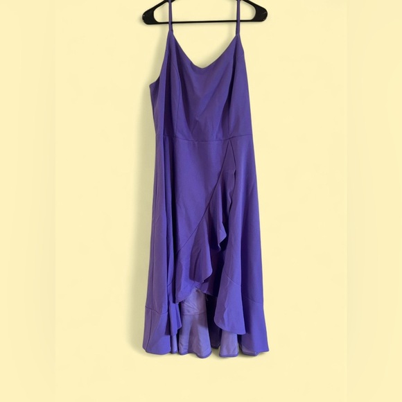 Dresstells Purple High Low Midi Dress, Size 3X - NWT - Picture 2 of 10